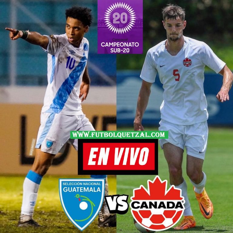 Guatemala vs. Canadá EN VIVO OCTAVOS DE FINAL del Premundial Sub 20 de