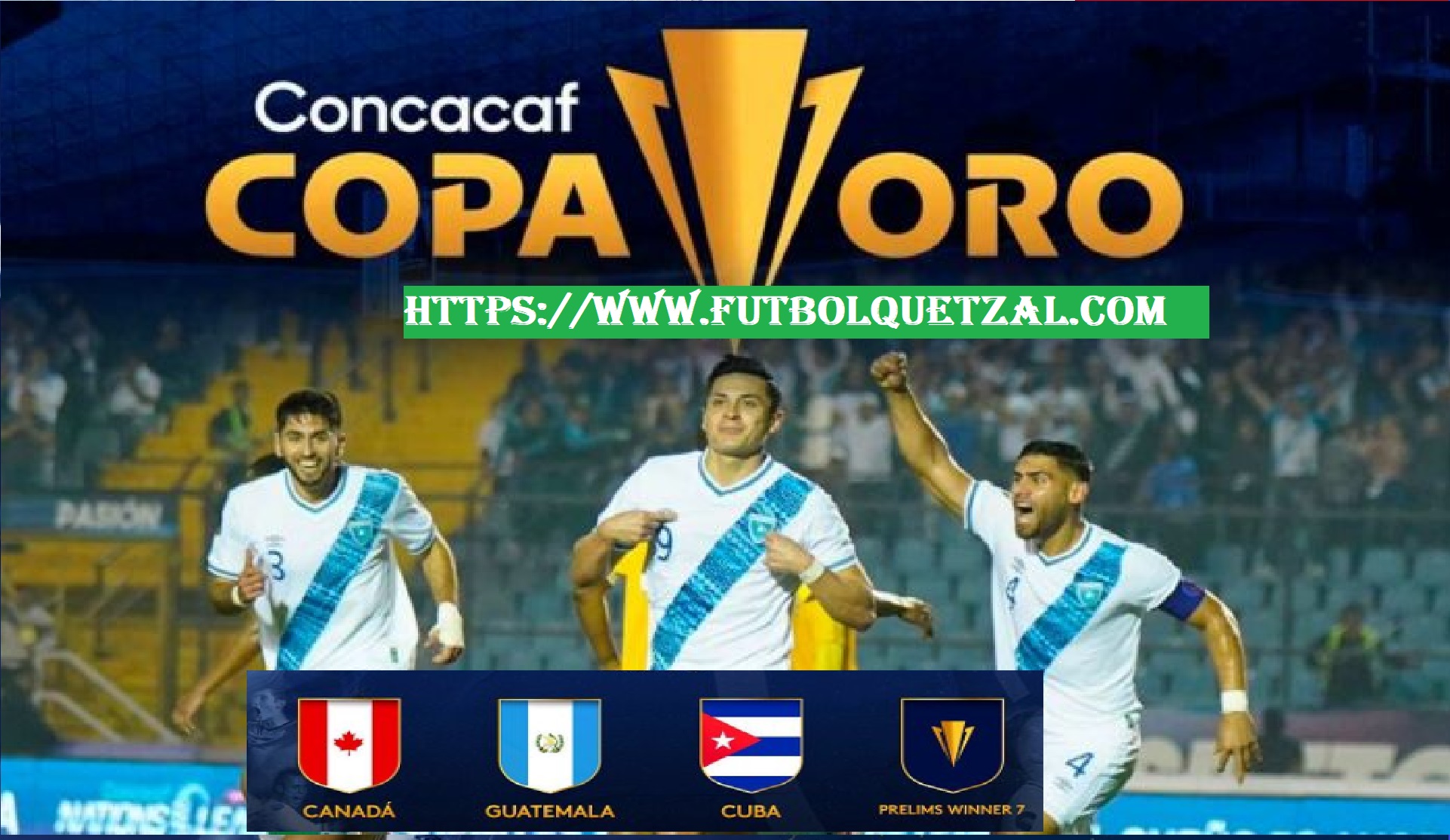 Lista de Jugadores de Guatemala Convocados para disputar la Copa Oro 2023