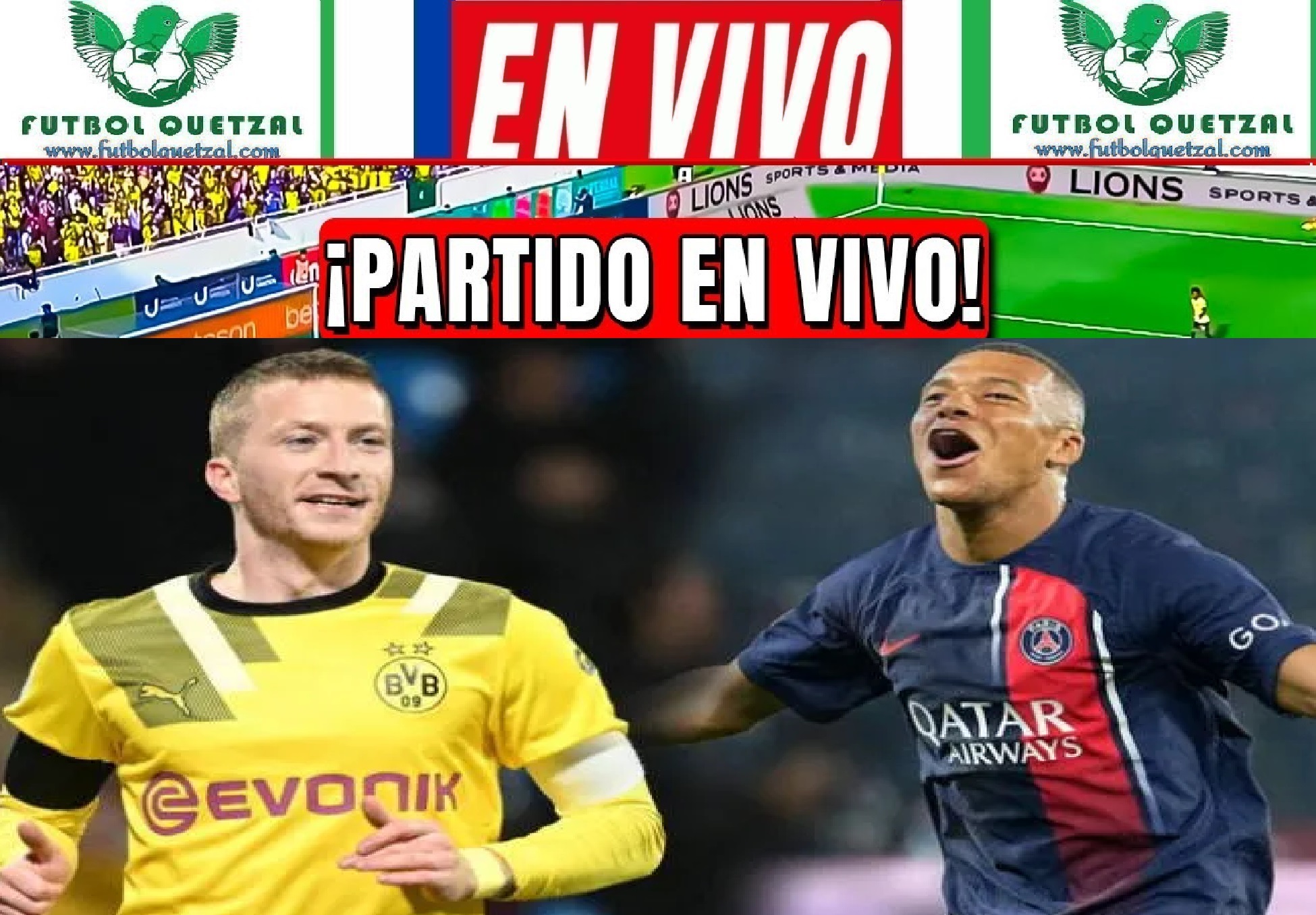 VER Borussia Dortmund vs PSG EN VIVO semifinal Champions League 2024