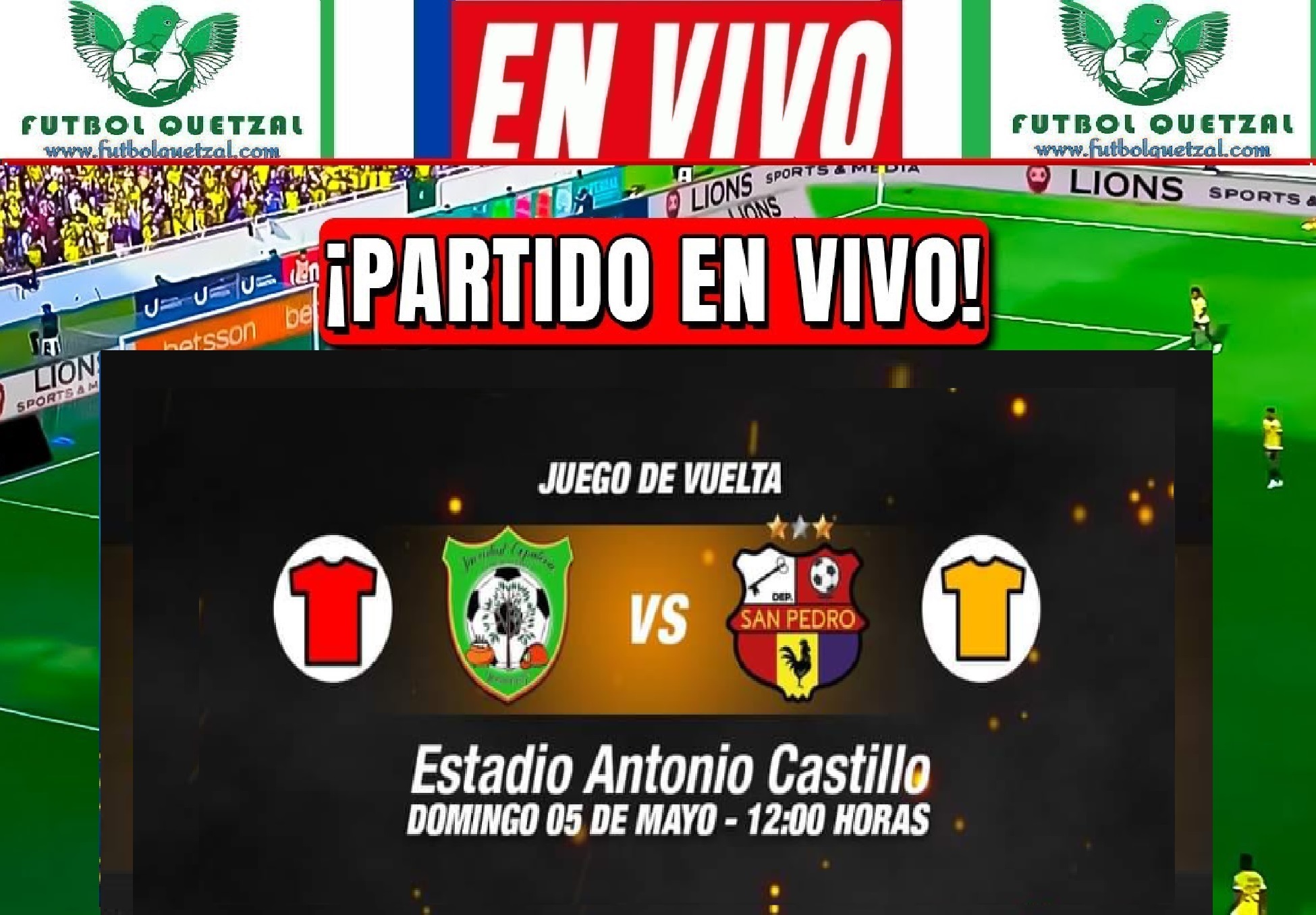 Juventud Copalera Vs San Pedro En Vivo Gratis Cuartos De Final Vuelta 