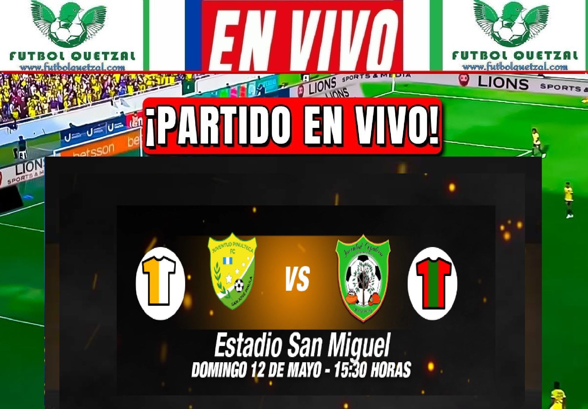 VER Juventud Pinulteca vs Juventud Copalera EN VIVO GRATIS semifinal ida Liga Primera División Fútbol de Guatemala