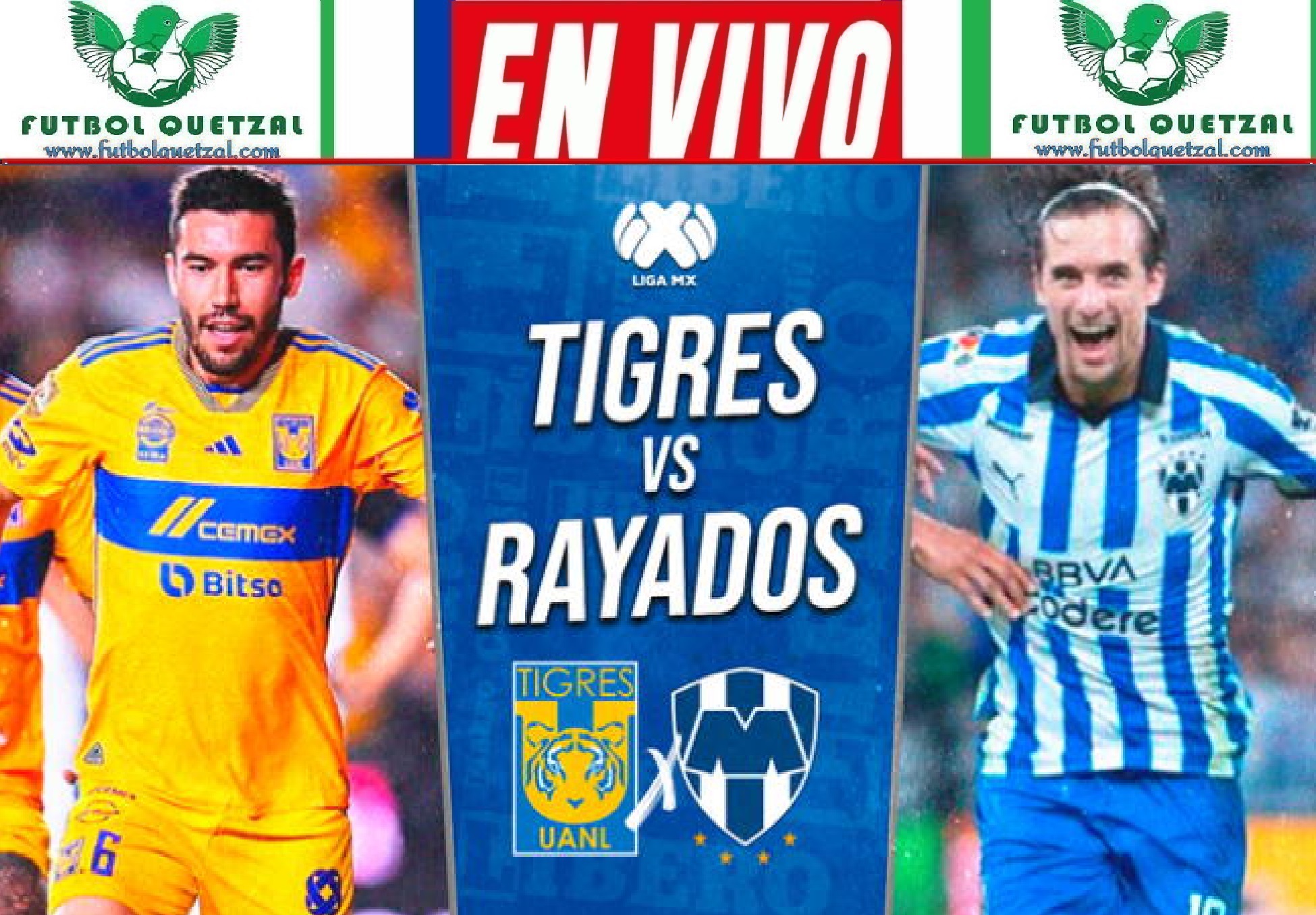 VER Monterrey Vs Tigres UANL EN VIVO TV ONLINE Vuelta Cuartos De Final ...