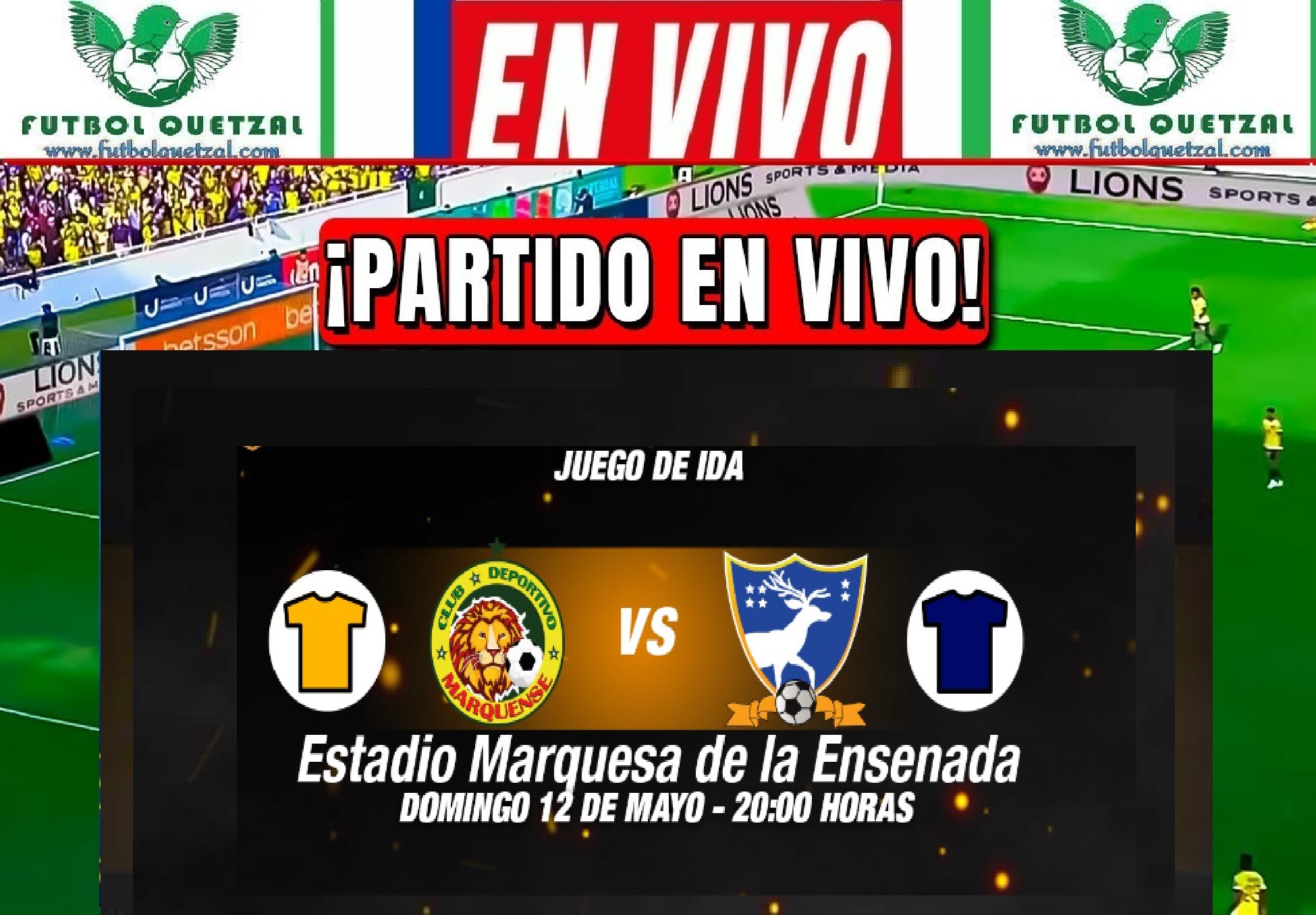 VER Marquense vs Suchitepequez EN VIVO GRATIS semifinal ida Liga Primera División Fútbol de Guatemala