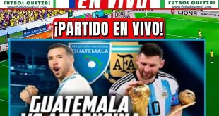 Argentina vs Guatemala Donde VER el Juego Amistoso Internacional 2024