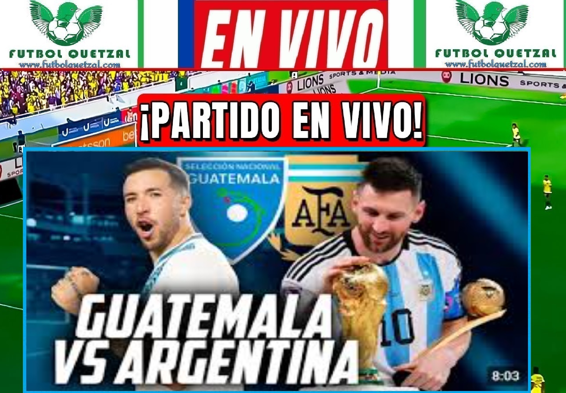 Argentina vs Guatemala Donde ver el Juego Amistoso Internacional Fecha