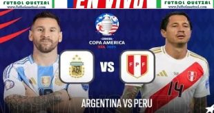 VER Argentina vs Perú EN VIVO GRATIS Copa América 2024