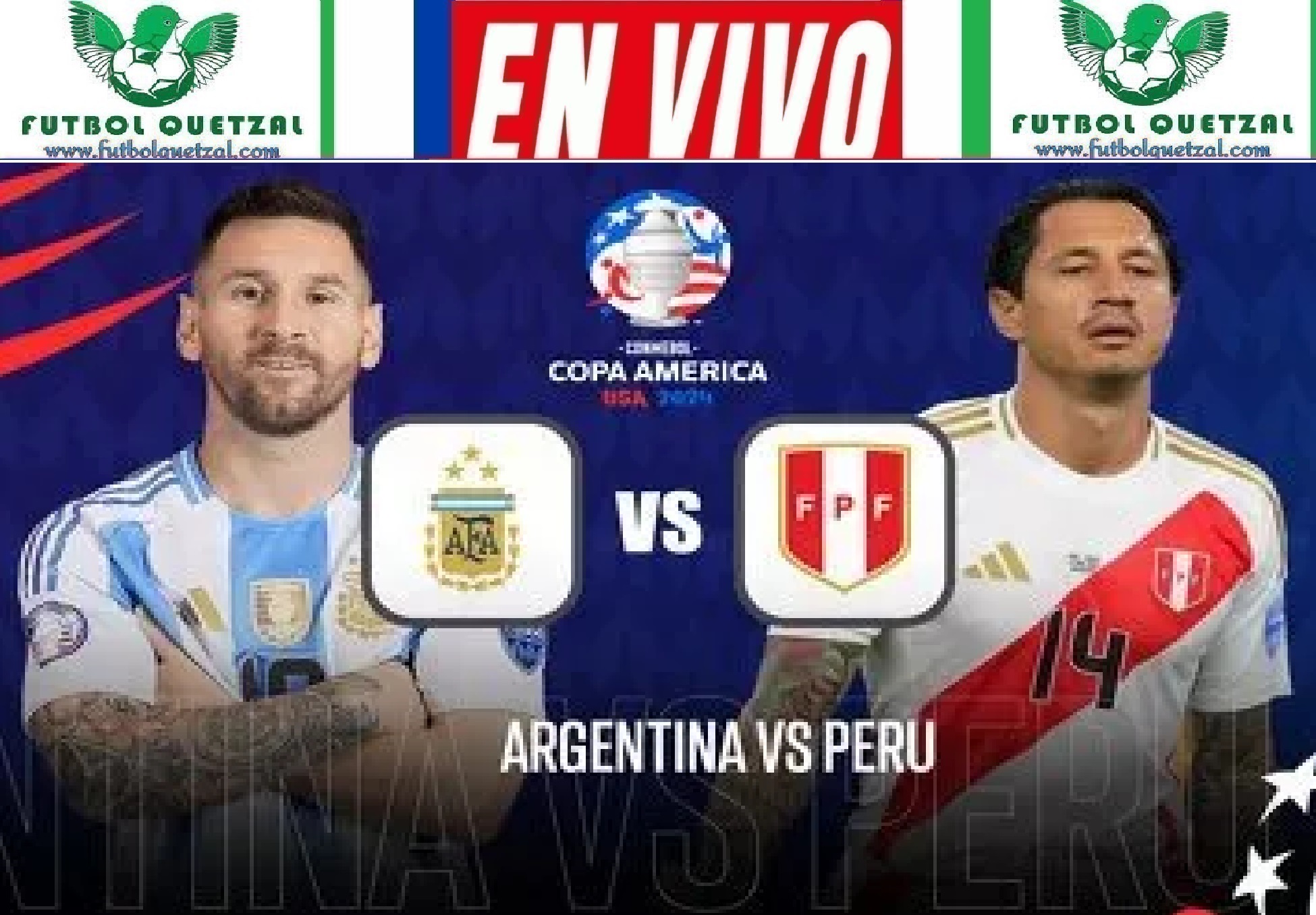 VER Argentina vs Perú EN VIVO GRATIS Copa América 2024