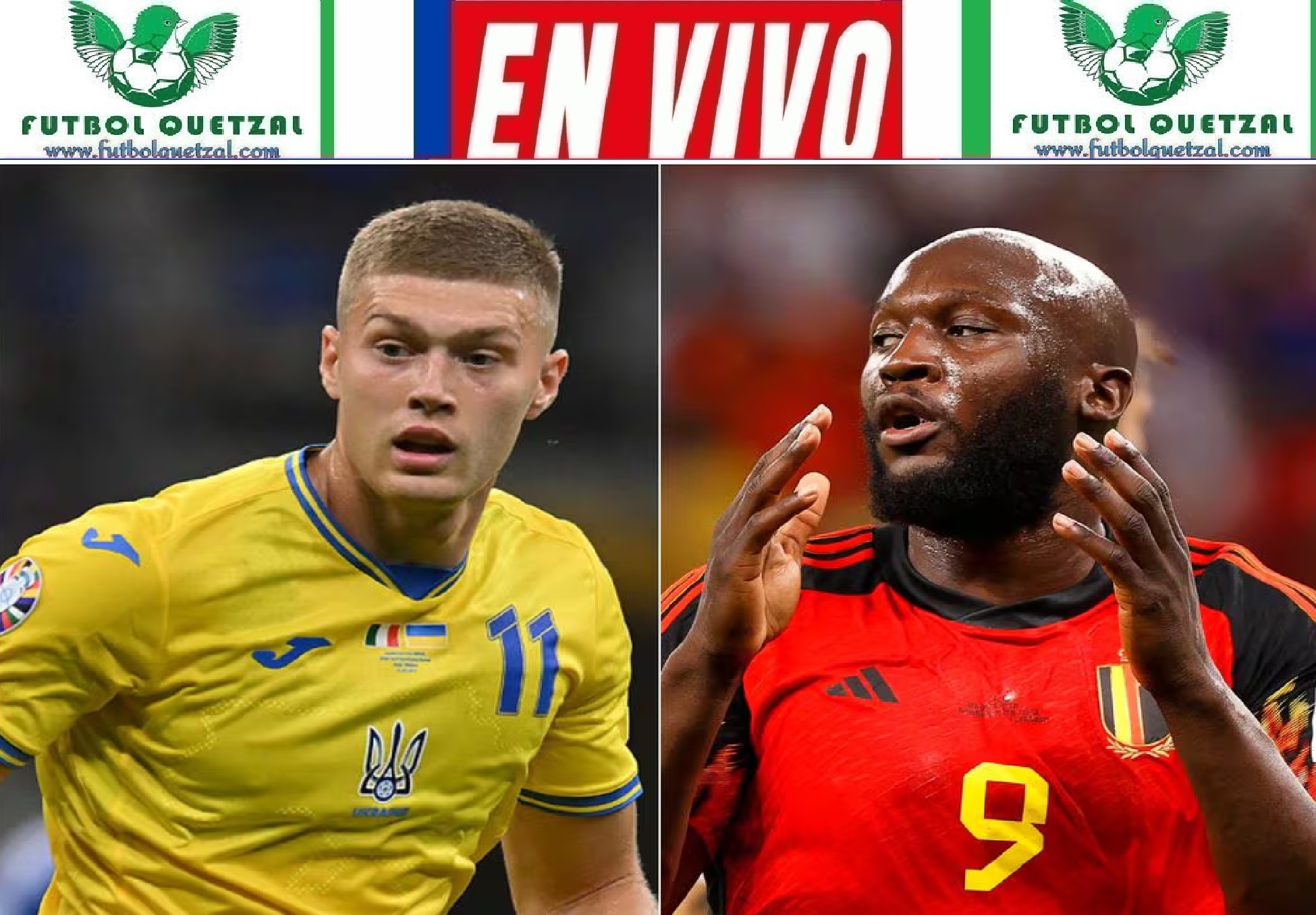 VER Belgica vs Ucrania EN VIVO GRATIS Eurocopa 2024