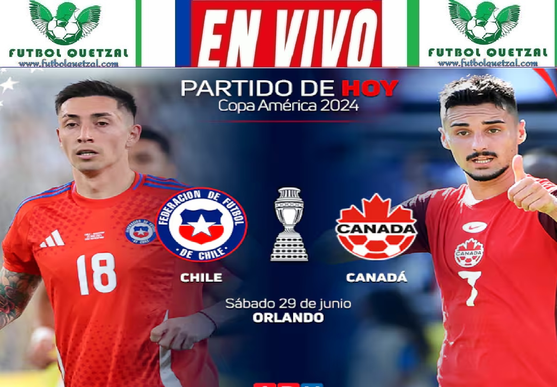 VER Chile vs Canada EN VIVO GRATIS Copa América 2024