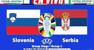 VER Eslovenia vs Serbia EN VIVO GRATIS Eurocopa 2024