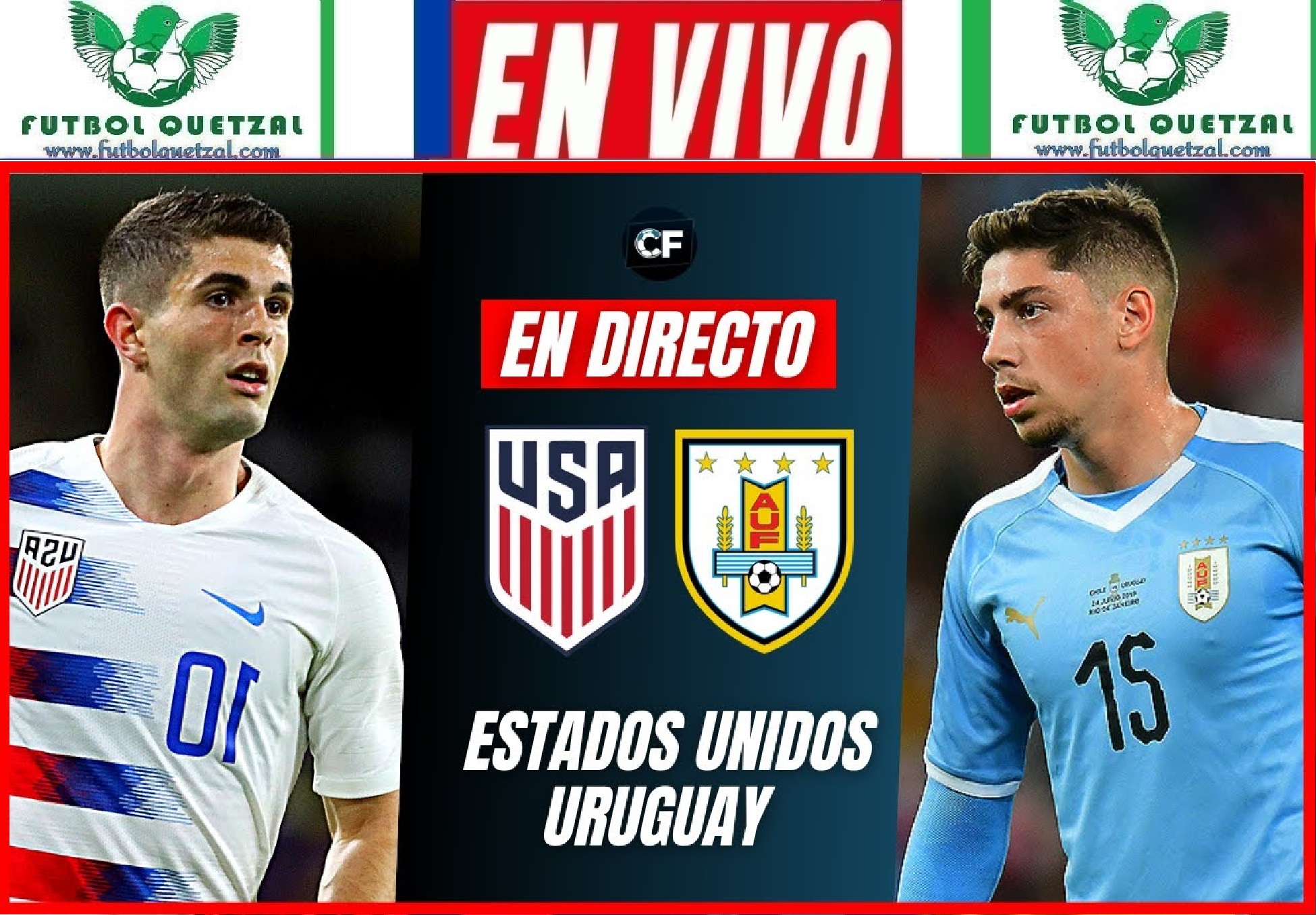 VER Uruguay vs USA EN VIVO GRATIS Copa América 2024
