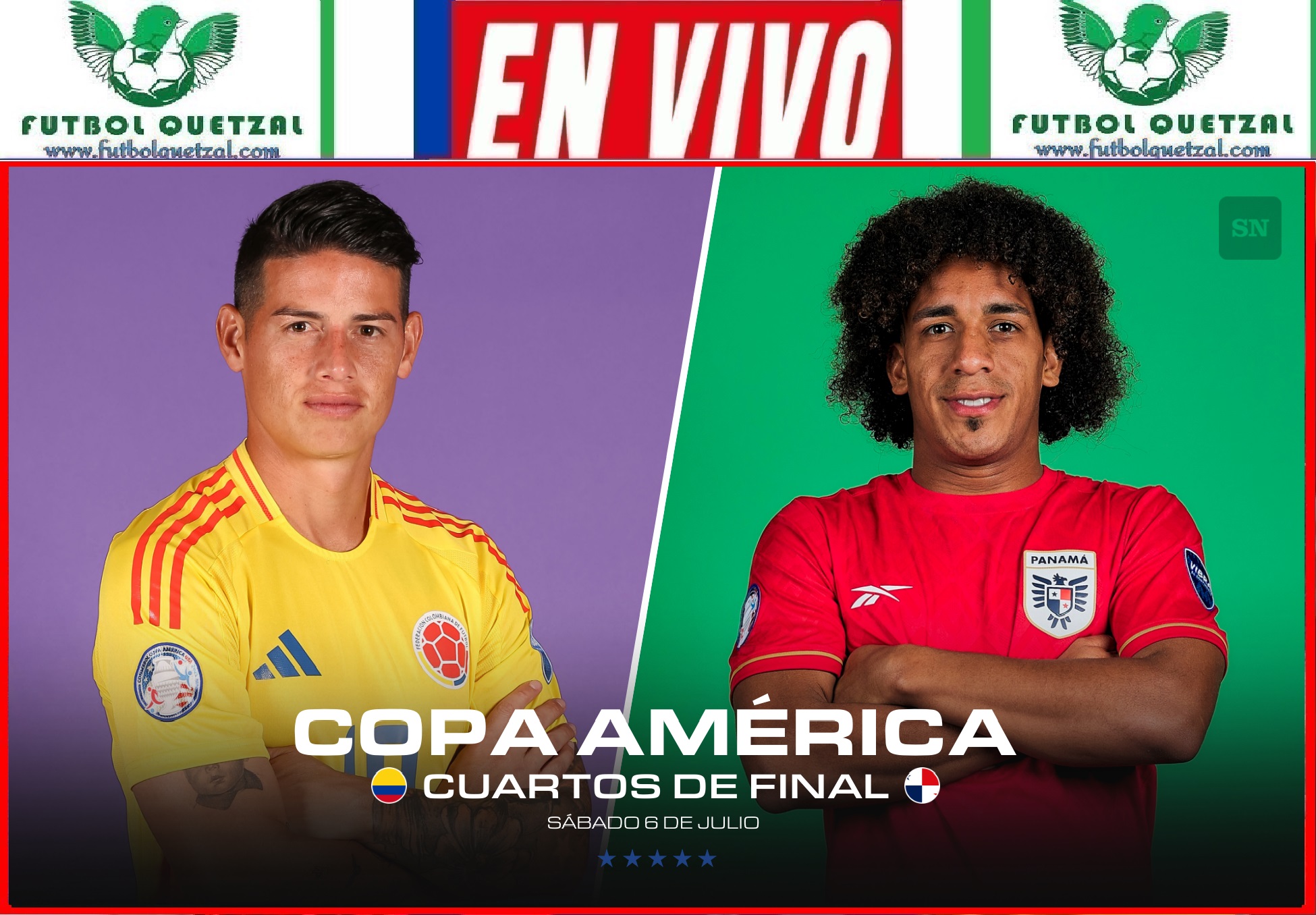 VER Colombia vs Panamá EN VIVO GRATIS Copa América 2024