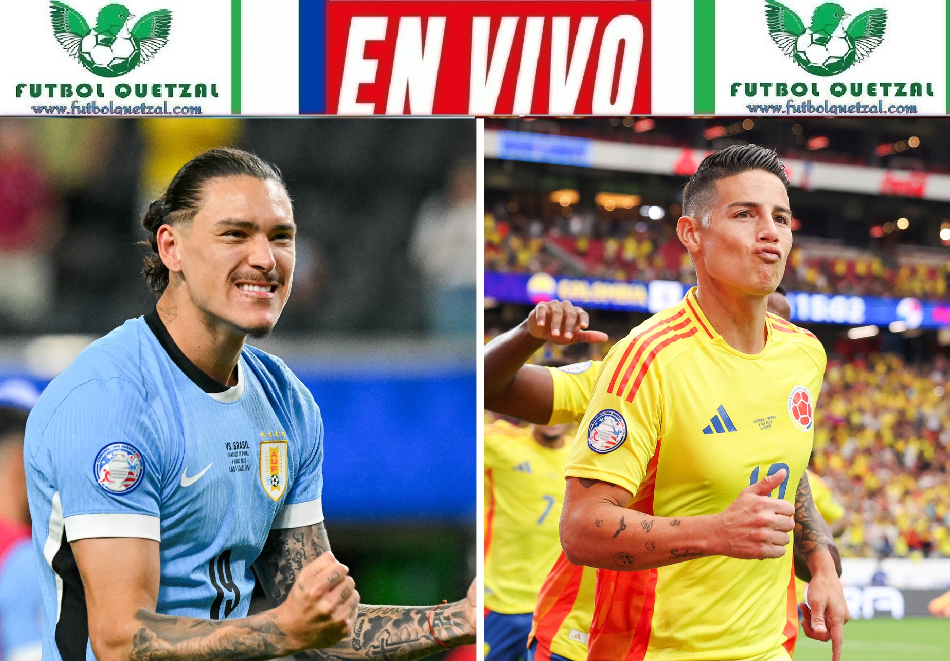 VER Uruguay vs Colombia EN VIVO ONLINE TV Semifinal de la Copa América