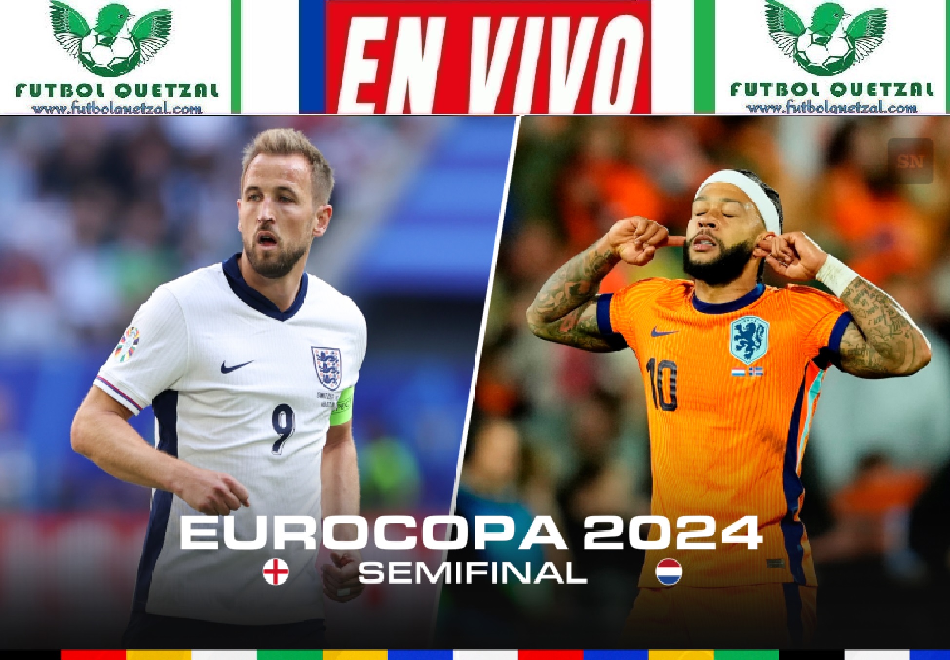 VER Inglaterra vs Holanda EN VIVO GRATIS Eurocopa 2024