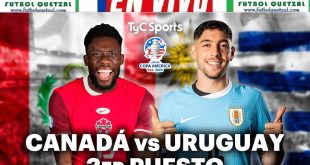 VER Uruguay vs Canadá EN VIVO GRATIS tercer Puesto Copa América 2024